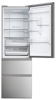 Haier HTW5618ENMG(UK)  3D 60 Series 5, 3 doors, Light Led, Class D Frost Free Freestanding Fridge-Freezer Silver