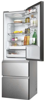 Haier HTW5618ENMG(UK)  3D 60 Series 5, 3 doors, Light Led, Class D Frost Free Freestanding Fridge-Freezer Silver