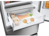 Haier HTW5618ENMG(UK)  3D 60 Series 5, 3 doors, Light Led, Class D Frost Free Freestanding Fridge-Freezer Silver