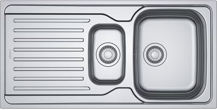 Franke ANTEA AZN 651 REV 101.0489.526 1.5 Bowl ( AZN651 ) Inset Sink Stainless steel