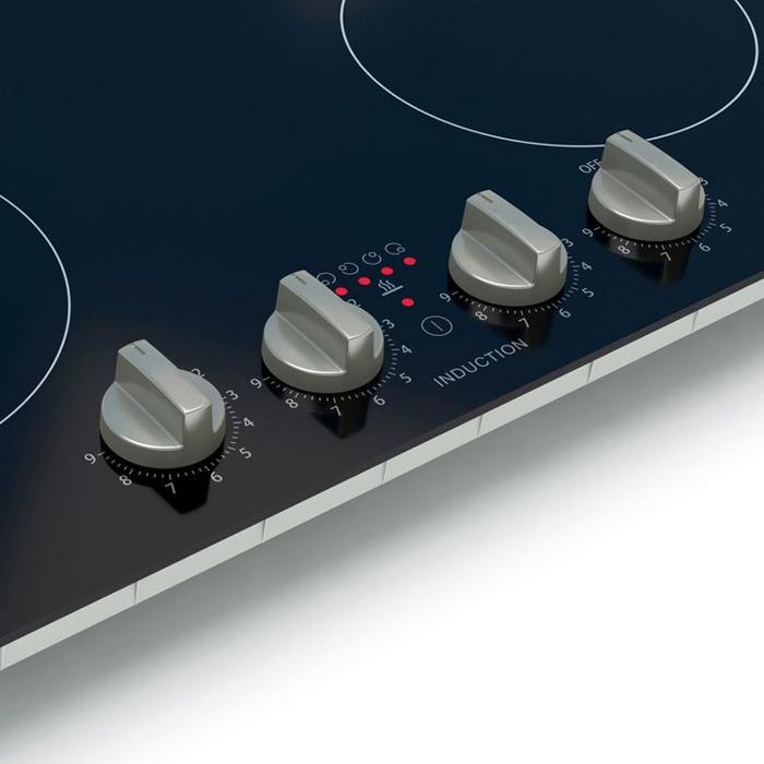 Teknix SCS63PX Single Electric Oven + BITK6KNI 4 Zone Induction Hob