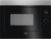 AEG MBE2658SEM 8000 26 Litres Built-in Microwave + BEX33501EM Built-in Single Electric Oven Built-In Combi Pack Black / Stainless Steel