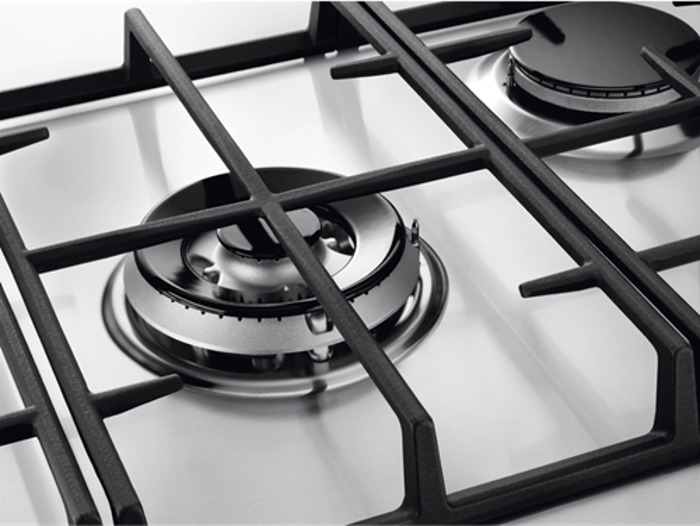 Zanussi ZGNN755X (74.4cm 5 x Burner) Gas Hob Stainless steel Built In