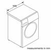 Bosch Serie | 6 WIW28301GB  8kg 1400rpm Integrated Washing Machine White