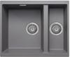 Carysil EN50REV-GR Reversible Enigma 1.5 Bowl Undermount Sink Graphite Grey
