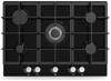 CATA UBGOG701BK 70cm 5 Burner Gas on Glass Gas Hob Black