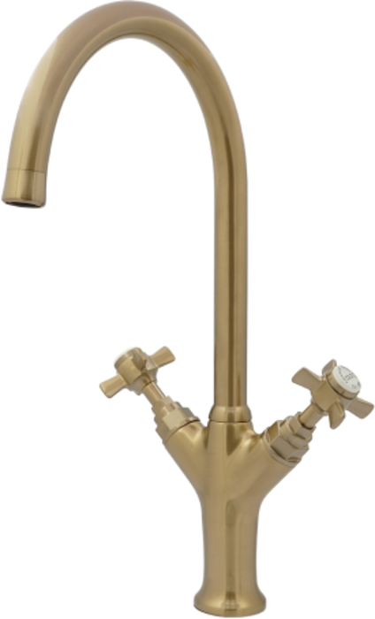 Francis Pegler 4k5015 Sequel Kitchen Mixer Tap Antique Brass