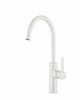 Francis Pegler 922121 Jeroni Swan 1 Handle Kitchen Mixer Tap White