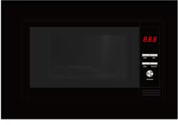 CATA UBMICL20BK.1 Wall-Unit Microwave & Grill 20Litres 700 Watts Built-in Microwave Black