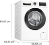 Bosch WGG24400GB Series 6 9 kg 1400 rpm Freestanding Washing Machine White