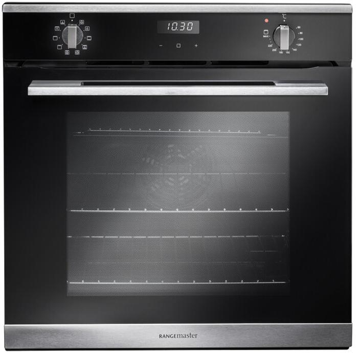 Rangemaster RMB6010BL/SS 128920 Single Oven + ECL60HPNGFBL/BL  121900 Eclipse Gas Hob Oven and Hob Pack Stainless steel