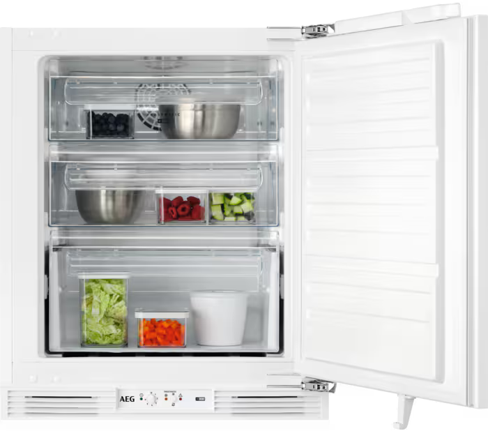 AEG OAB7N82EF 7000 Frost Free undercounter Integrated Freezer White