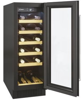 Candy CCVB 30 UK/1  1 zones, 20 bottles, Smart contents, Light LED  (CCVB30 ) Wine Cooler Black