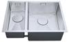 1810 Zenduo Contratto 180/340U BBR /281 1.5 Bowl Undermount Sink Satin Finish