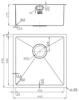 1810 Zenuno Contratto  400U /284-1 - 1 Bowl Undermount Sink Satin Finish