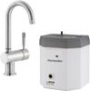 Montpellier OneStream Swan Spout Hot Boiling Water Tap Brushed Steel