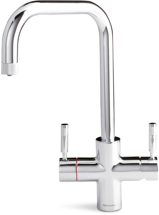 Montpellier 3IN1QC Multiplex Hot / Filtered Quad Spout Boiling Water Tap Chrome