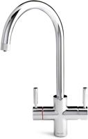 Montpellier 3in1SC Multiplex Swan Spout Hot Boiling Water Tap Chrome