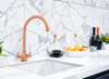 Francis Pegler 4P1065 Rune Mono - Ceramic Handles Tap Antique Brass