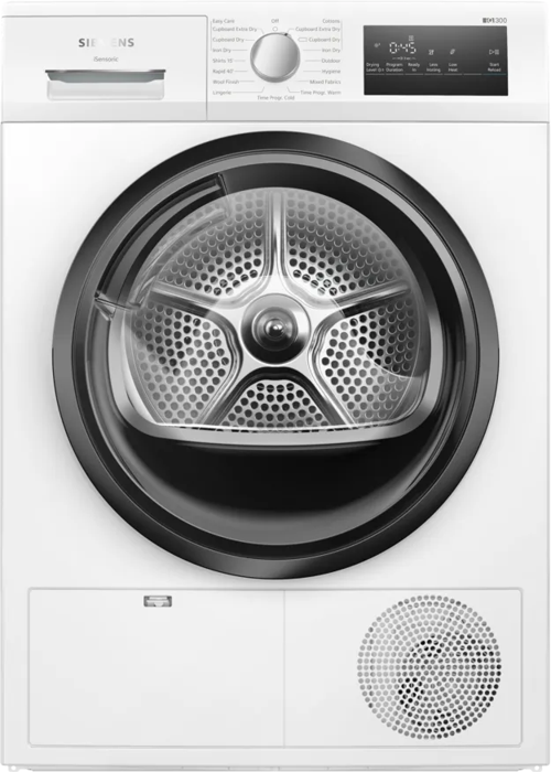 Siemens WT45N203GB iQ300 8kg condenser Freestanding Dryer White