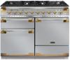 Rangemaster ELS110DFFSS/AB Elise Luxe 110 Dual Fuel Stainless steel  Antique Brass 135330 Dual Fuel Range Cooker 