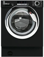 Hoover HBDS485D2ACBE80  H-Wash&Dry 300 PRO 8 / 5 Kg, 1400 RPM Integrated Washer Dryer Black