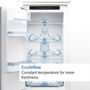 Bosch KIN85NSE0G Series 2, Built-in fridge-freezer 177.2 x 54.1 cm sliding hinge No Frost 50 / 50 Integrated Fridge Freezer White