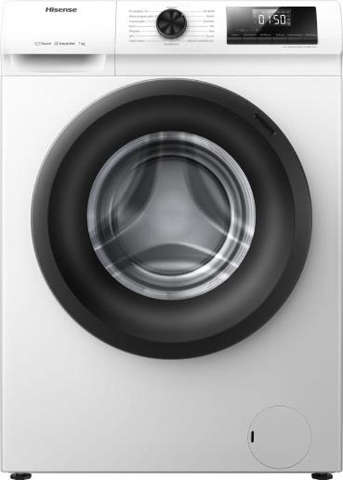 Hisense WFQP7012EVM 7kg 1200Spin Freestanding Washing Machine White