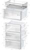 Bosch KGN392WDFG Series 4 203 x 60 cm No Frost 70 / 30 Freestanding Fridge-Freezer White
