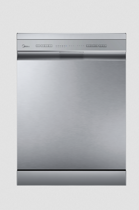 Midea MDWPF1233C(S)-WG-UK 12 Place Setting Freestanding 60cm Freestanding Dishwasher Silver
