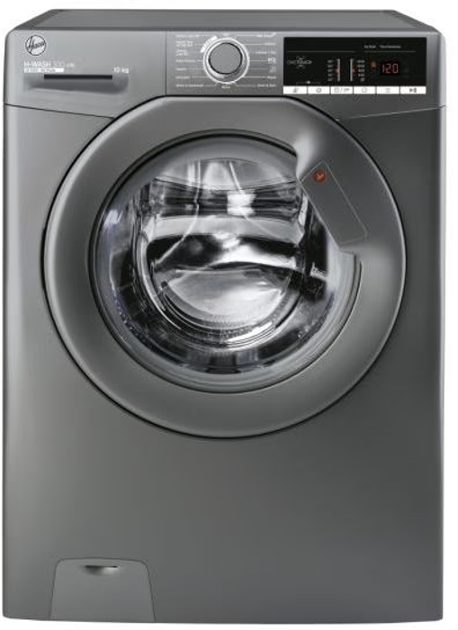 Hoover H3W410TAGGE/1-80  H-WASH 300 LITE 10 kg 1400 RPM Freestanding Washing Machine Graphite
