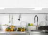 Francis Pegler 922140 Jeroni Chef White Body and grey spout Tap 