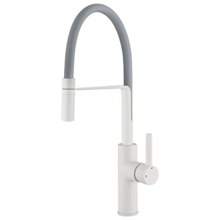 Francis Pegler 922140 Jeroni Chef White Body and grey spout Tap 