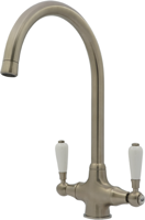 Francis Pegler 4P1064 Rune - Mono Ceramic Handles Tap Brushed Nickel