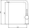 Francis Pegler 4G4175 Adorn Horizontal Spout Mixer Tap Chrome