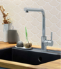 Tagus Reno 61186C single bowl Sink + Francis Pegler 487009 Elektro Horizontal Mixer tap ( Sink and Tap ) Stainless steel