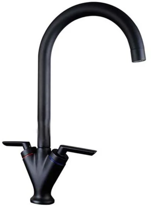 Prima V Shape Dual Lever Mixer BPR1059 Tap Black