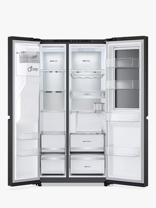 LG GSXE90EVAD 628 Litres Ice & Plumbed Water American Style Fridge