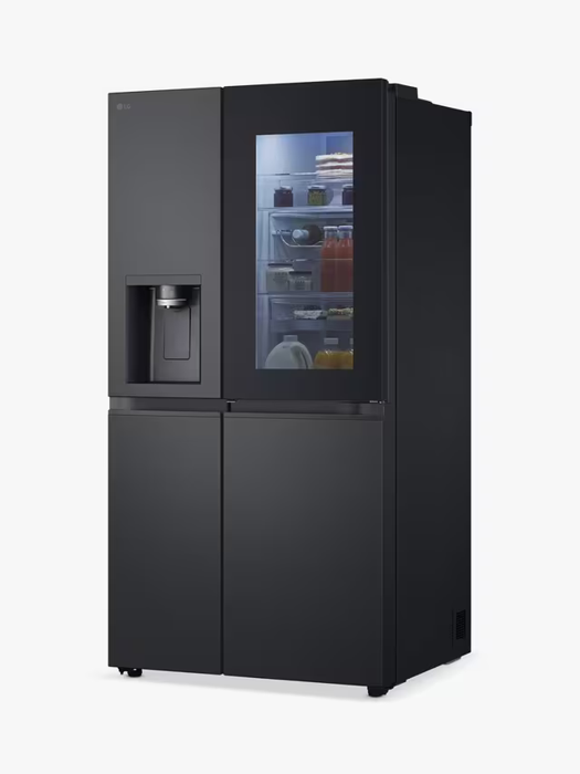LG GSXE90EVAD  628 Litres Ice & Plumbed Water American Style Fridge Freezer Black