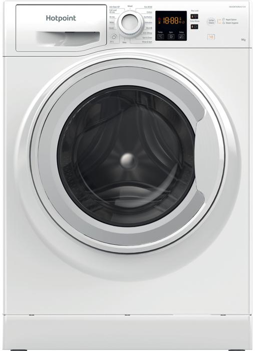 Hotpoint NSWF 943C W UK N 1400Spin 9kg 59.5cm ( NSWF943CWUKN ) Freestanding Washing Machine White