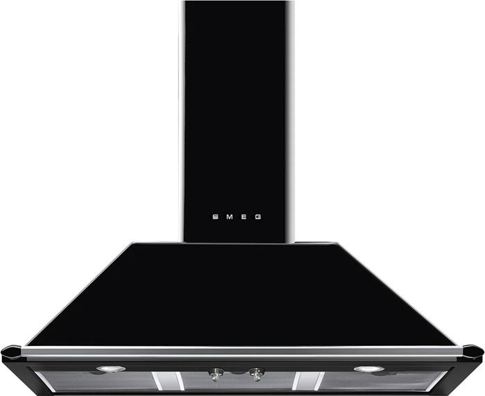 Smeg KT100BLE 100cm Victoria Chimney Hood Black