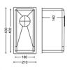 Carysil SR1501 Quadrus Half 0.5 Bowl (undermount or inset) Undermount Sink Stainless steel