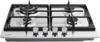 Belling 444411636 GHU603CI 60cm 4 Burner with Wok and cast iron pan supports Gas Hob Stainless steel