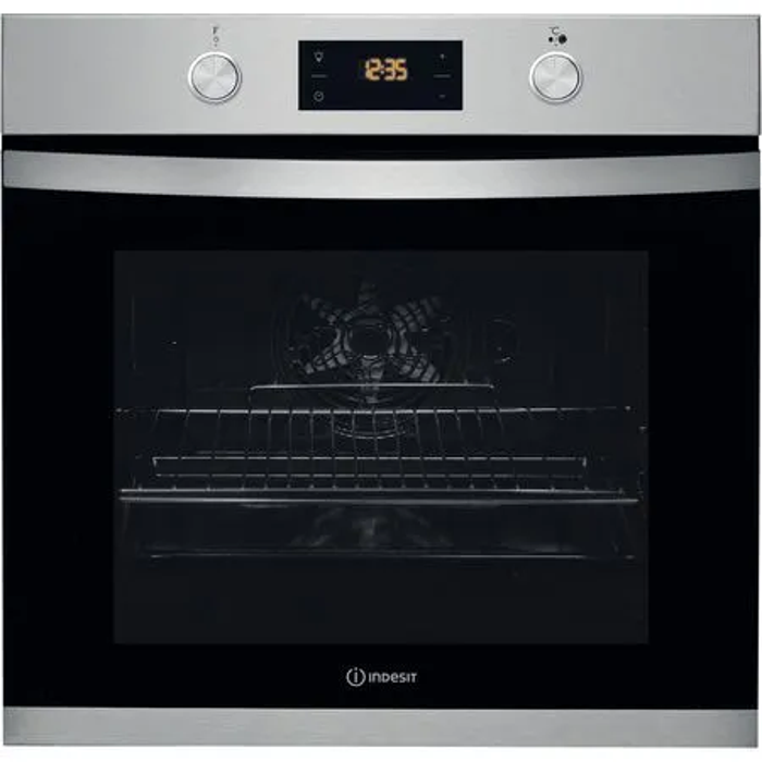 Indesit KFW3841JHIXUK Self cleaning Built-in Single Electric Oven Inox