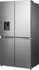 Hisense RQ758N4SWSE Cross Door Non Plumbed Water Dispenser Frost Free American Style Fridge Freezer Stainless steel