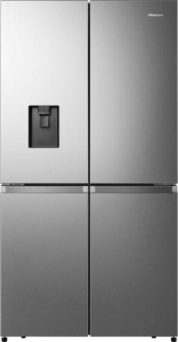 Hisense RQ758N4SWSE Cross Door Non Plumbed Water Dispenser Frost Free American Style Fridge Freezer Stainless steel