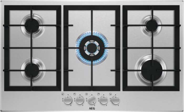 AEG HGX95320SM 3000 Slimline 90cm Gas Hob Stainless steel