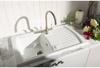 Abode Ludlow Monobloc AT1216 Tap Brushed Nickel
