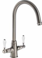 Abode Ludlow Monobloc AT1216 Tap Brushed Nickel