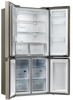 Haier HCR5919ENMM Cube 90 Series 5 Multi door No Frost 643 Litres American Style Fridge Freezer Platinum Inox
